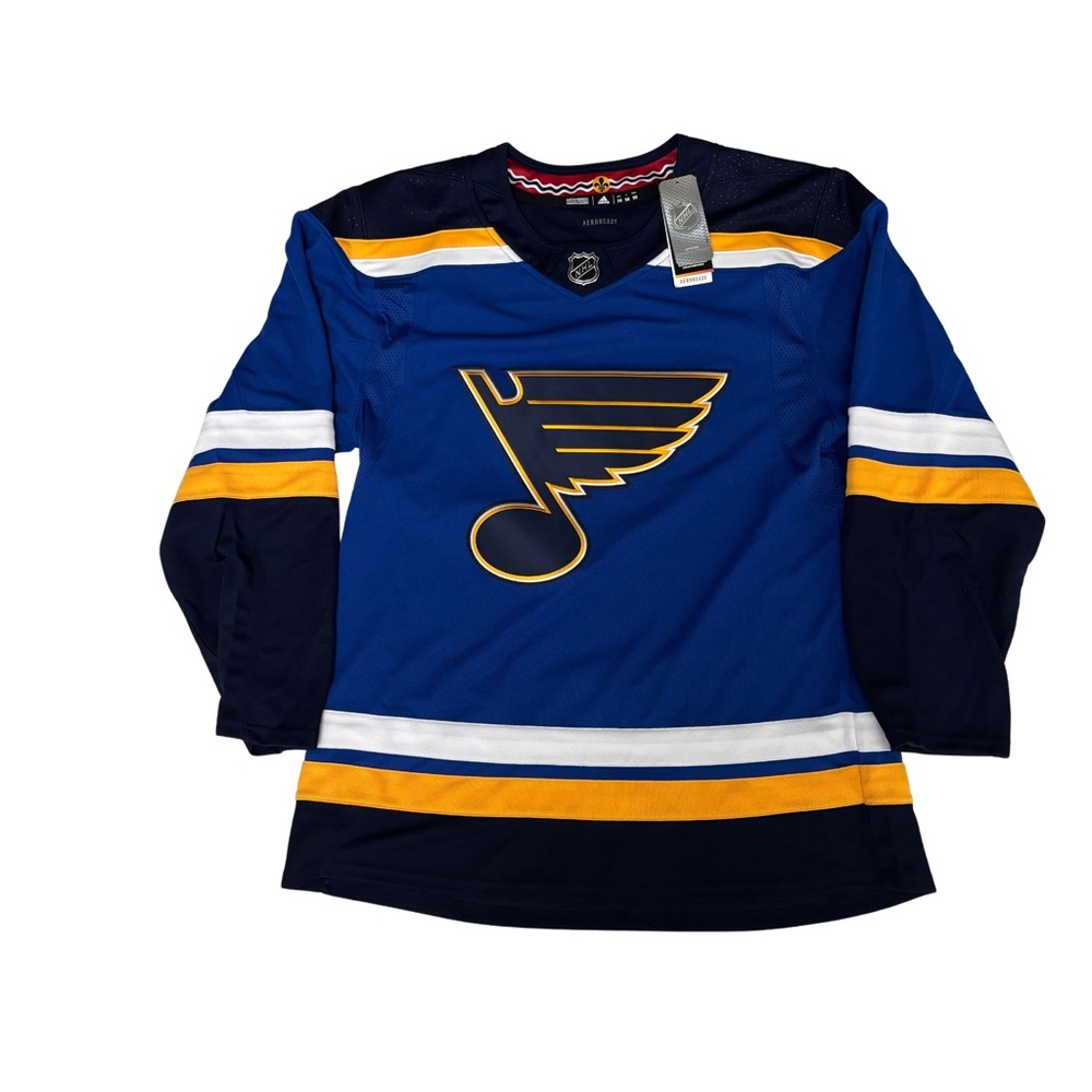 Adidas NHL St. Louis Blues Authentic Hockey Jersey CA7112 Men's Size 50(M) NWT!